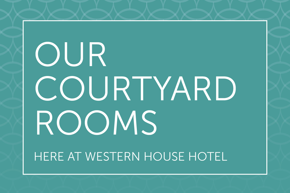 We have various room options within our Courtyard