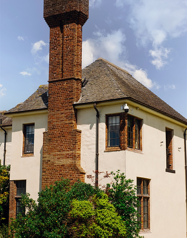 Close-up of the Western House Hotel building in Ayr, Scotland.