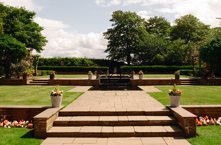 Scenic outdoor space and landscaped gardens